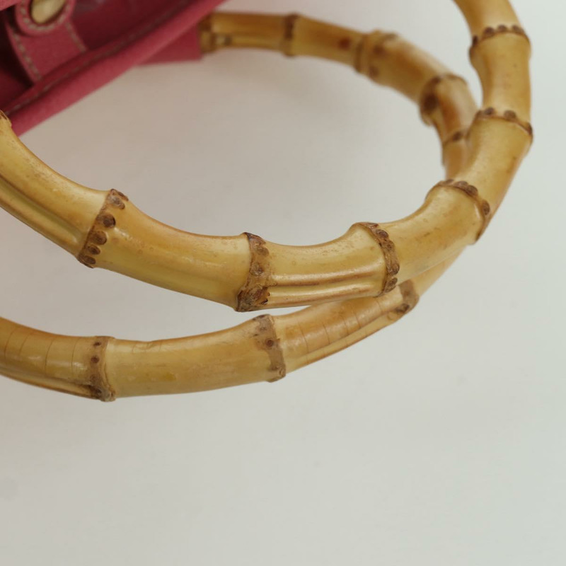 【日本直送】Miu Miu 粉紅金色拉菲草手提包 正品 AMZ060V-8