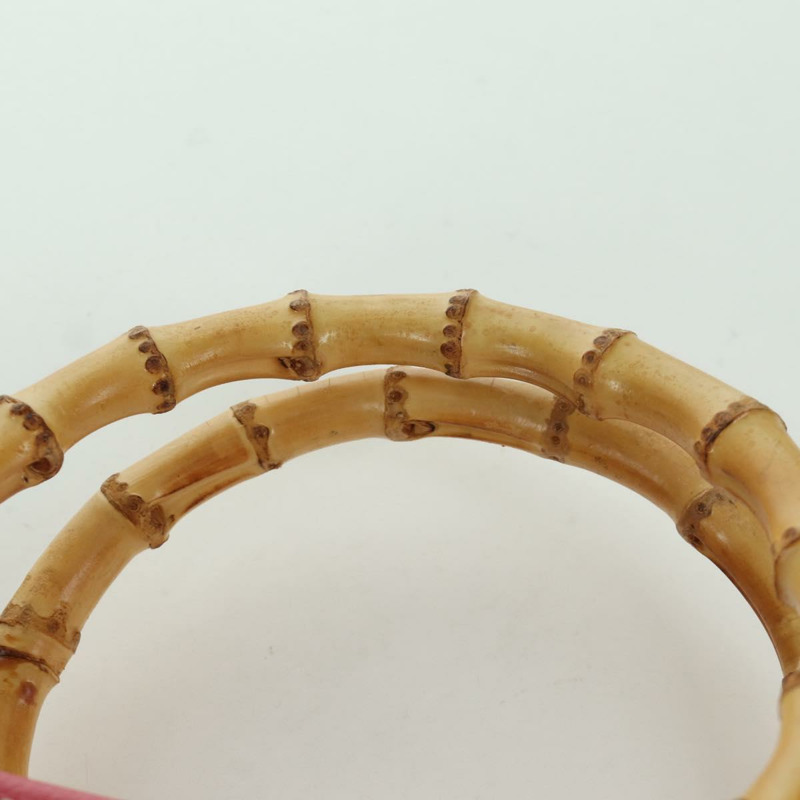 【日本直送】Miu Miu 粉紅金色拉菲草手提包 正品 AMZ060V-13