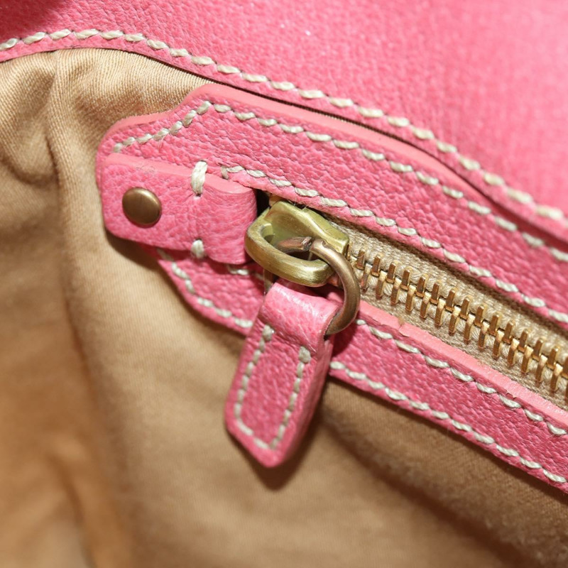 【日本直送】Miu Miu 粉紅金色拉菲草手提包 正品 AMZ060V-23