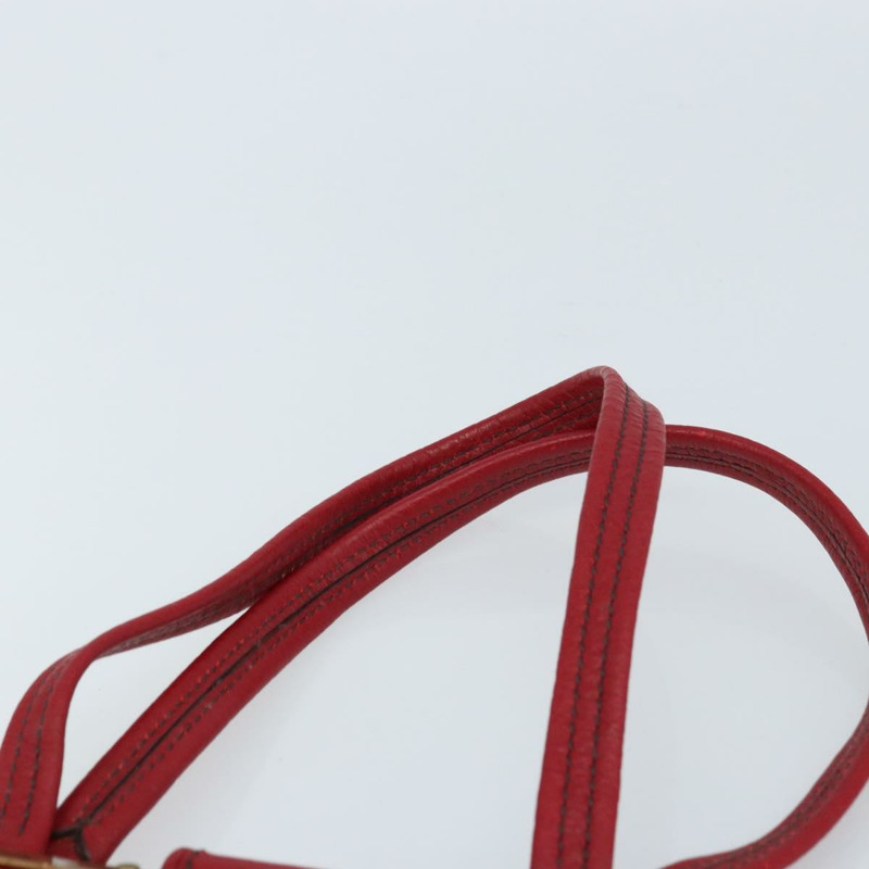 【日本直送】PRADA 手提包 皮革 紅色 金色 正品 AMZ057A-13