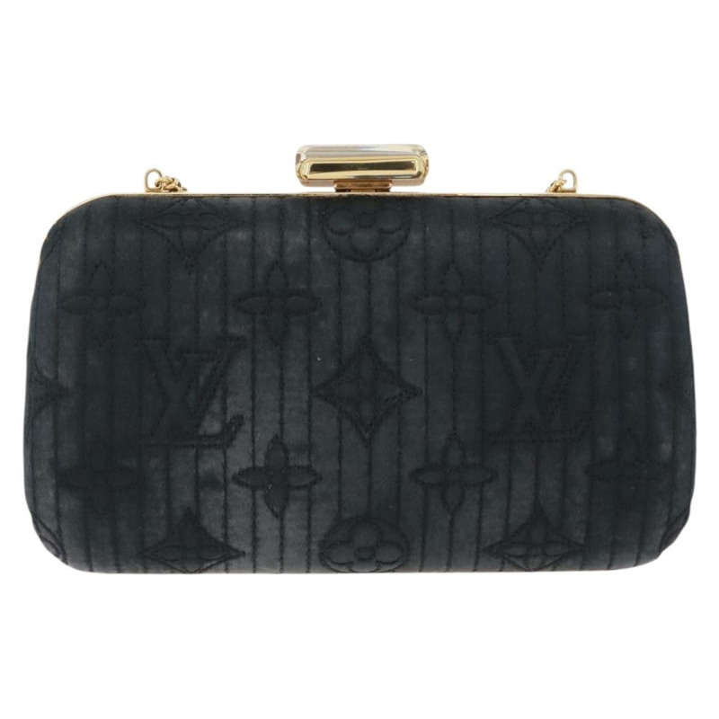 【日本直送】路易威登 Monogram Motard Minodiere 手拿包 黑色 M95750 LV 正品 ARZ800A-1