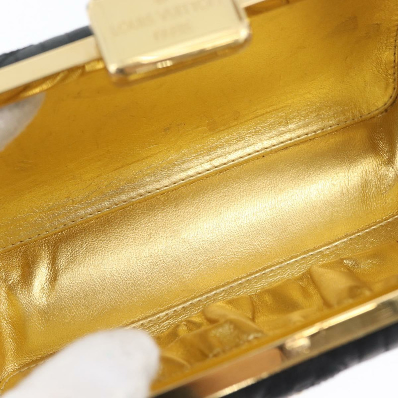 【日本直送】路易威登 Monogram Motard Minodiere 手拿包 黑色 M95750 LV 正品 ARZ800A-10