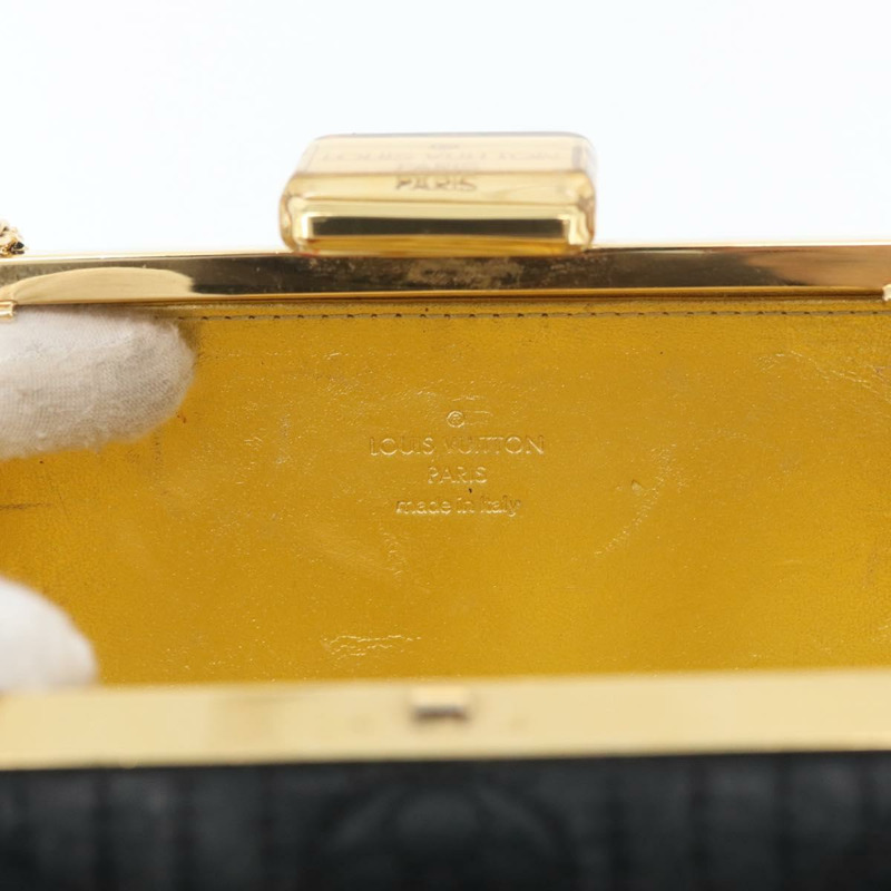 【日本直送】路易威登 Monogram Motard Minodiere 手拿包 黑色 M95750 LV 正品 ARZ800A-16