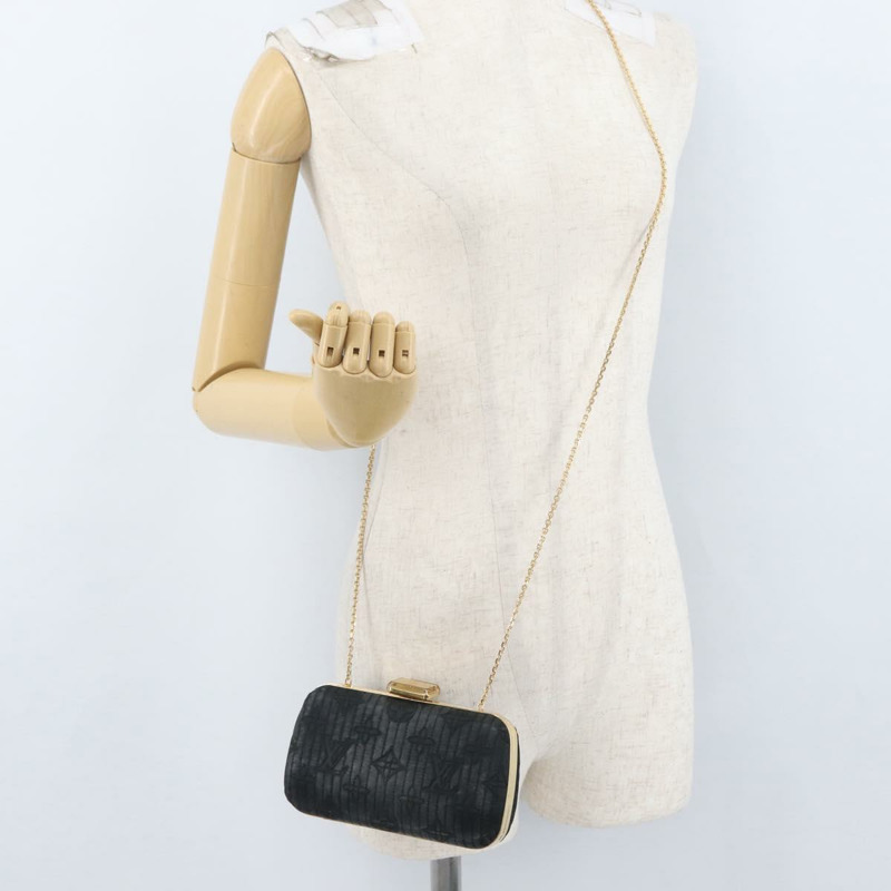 【日本直送】路易威登 Monogram Motard Minodiere 手拿包 黑色 M95750 LV 正品 ARZ800A-20