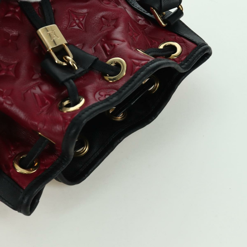 【日本直送】路易威登 Monogram Noe Hiver 手提包 紅色 WS7365 LV 正品 AMZ134SM-5
