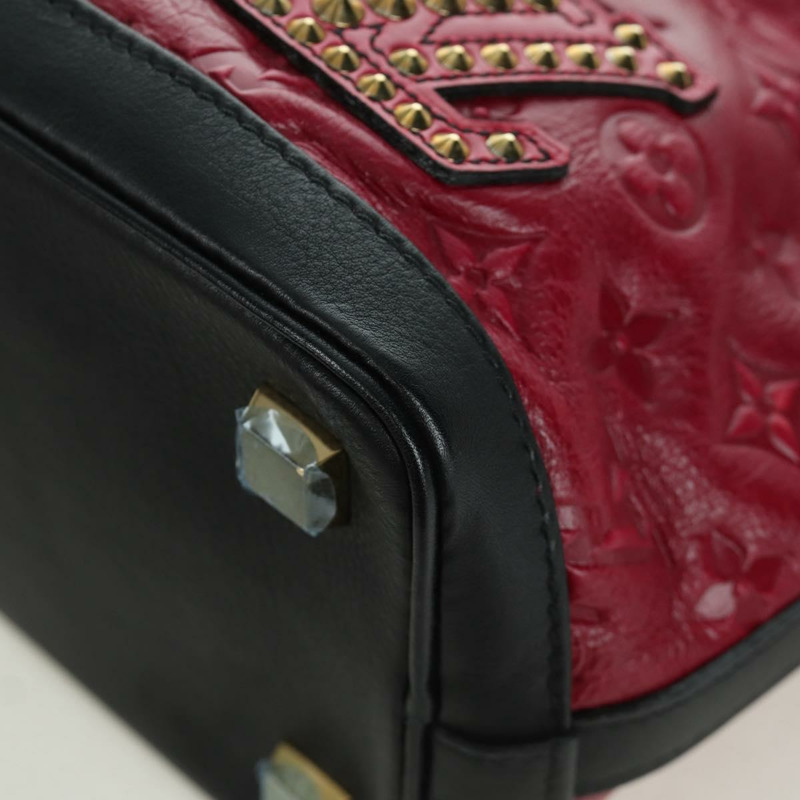 【日本直送】路易威登 Monogram Noe Hiver 手提包 紅色 WS7365 LV 正品 AMZ134SM-10