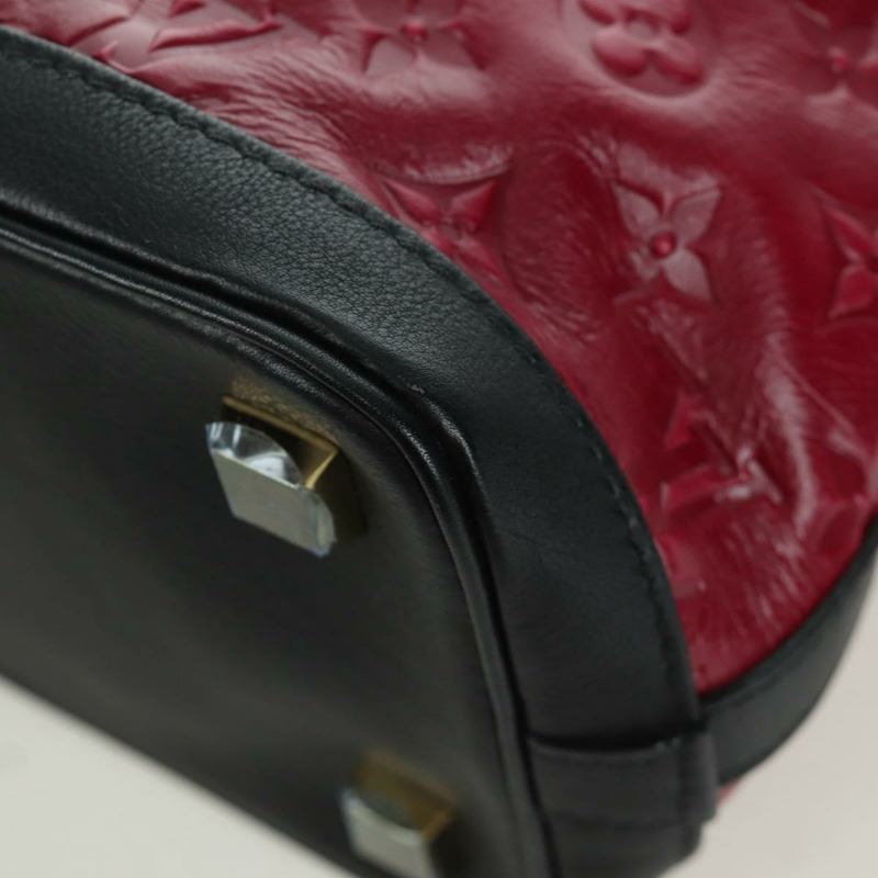 【日本直送】路易威登 Monogram Noe Hiver 手提包 紅色 WS7365 LV 正品 AMZ134SM-12