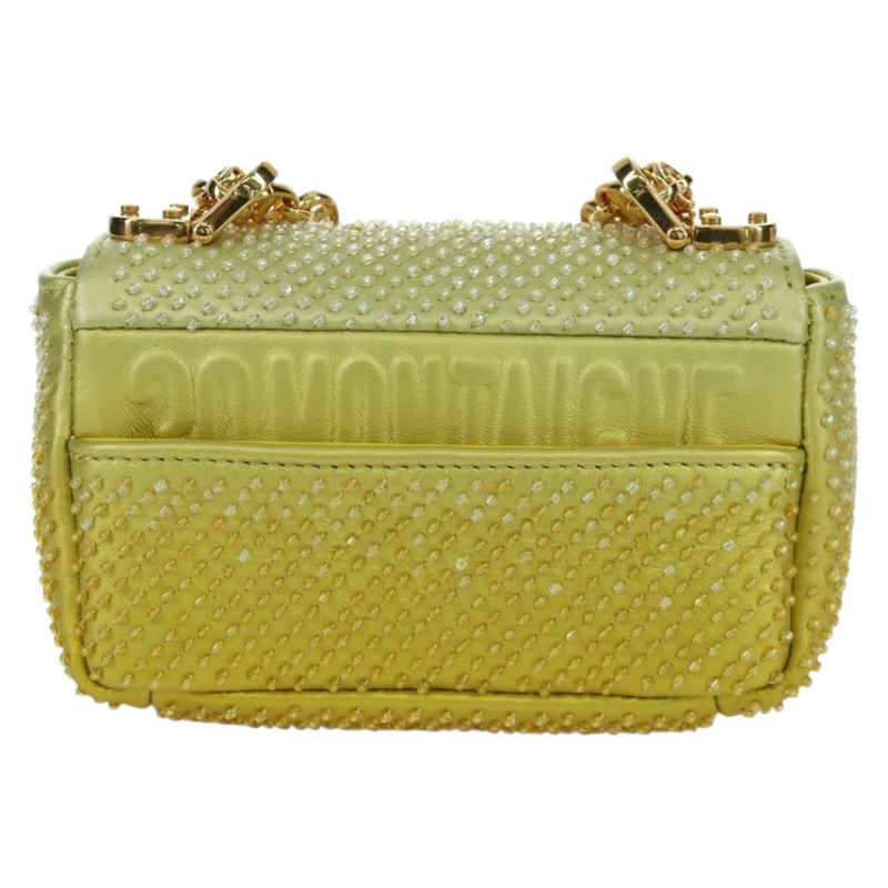 【日本直送】Christian Dior Canage 鏈條 Dior Caro 手袋串珠黃金正品 BSZ692SAM-1