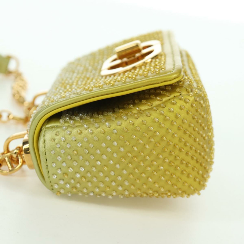 【日本直送】Christian Dior Canage 鏈條 Dior Caro 手袋串珠黃金正品 BSZ692SAM-2