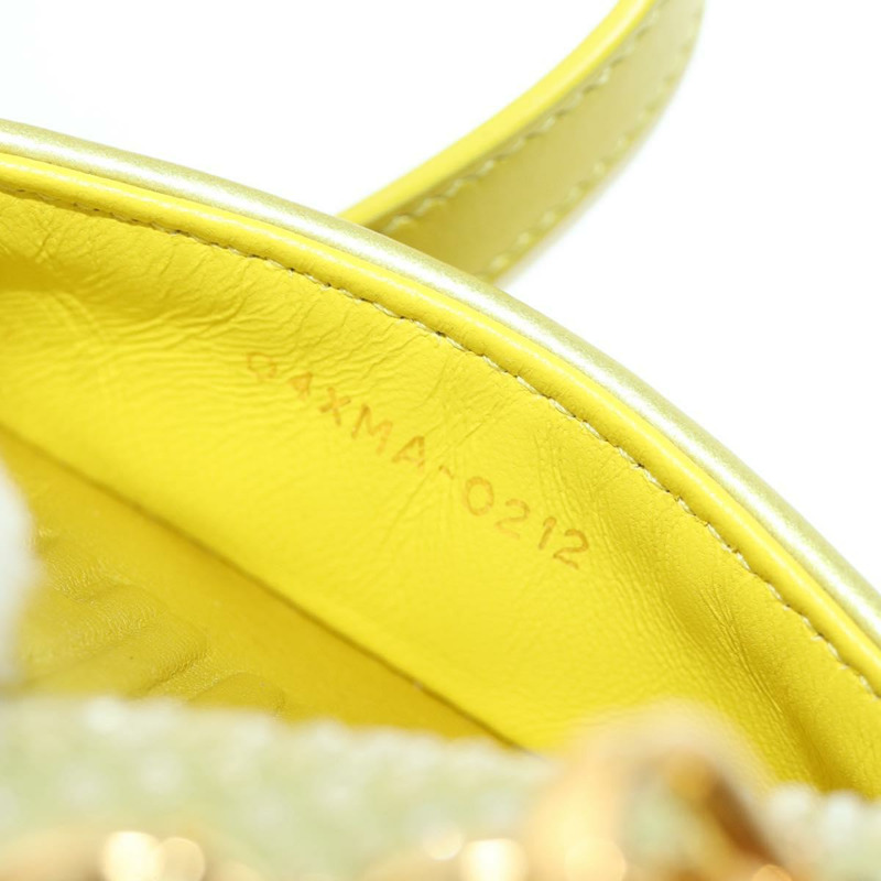 【日本直送】Christian Dior Canage 鏈條 Dior Caro 手袋串珠黃金正品 BSZ692SAM-10