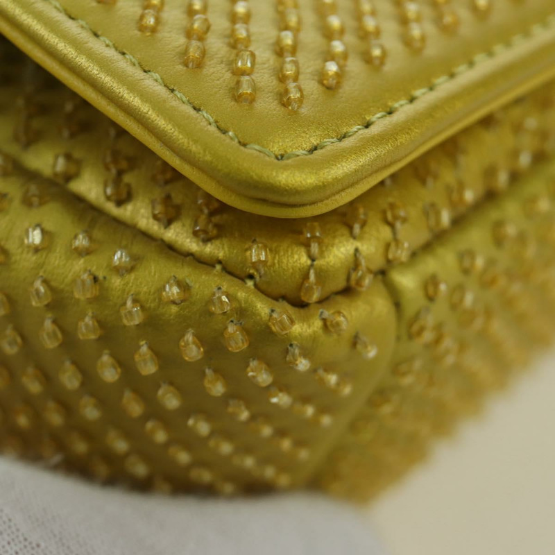 【日本直送】Christian Dior Canage 鏈條 Dior Caro 手袋串珠黃金正品 BSZ692SAM-13