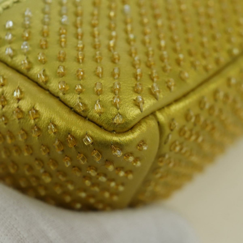 【日本直送】Christian Dior Canage 鏈條 Dior Caro 手袋串珠黃金正品 BSZ692SAM-15