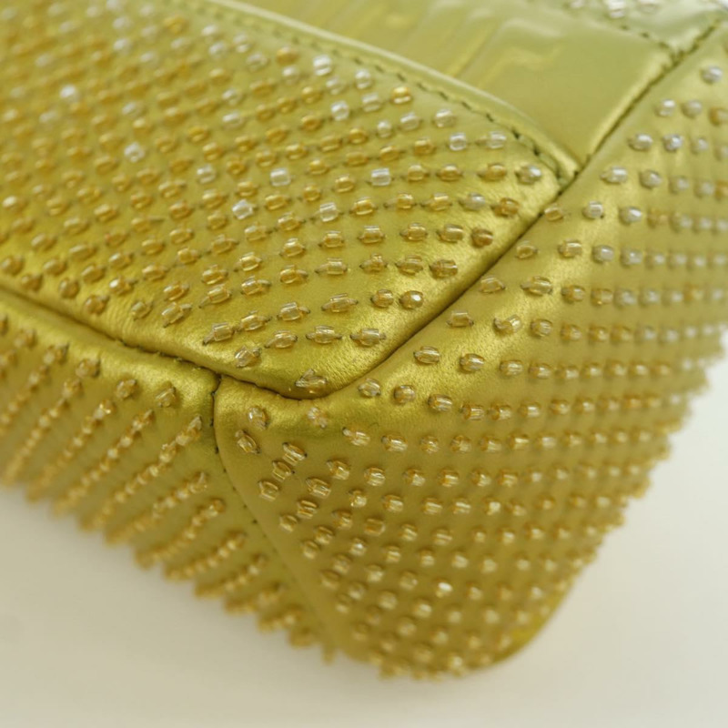 【日本直送】Christian Dior Canage 鏈條 Dior Caro 手袋串珠黃金正品 BSZ692SAM-16