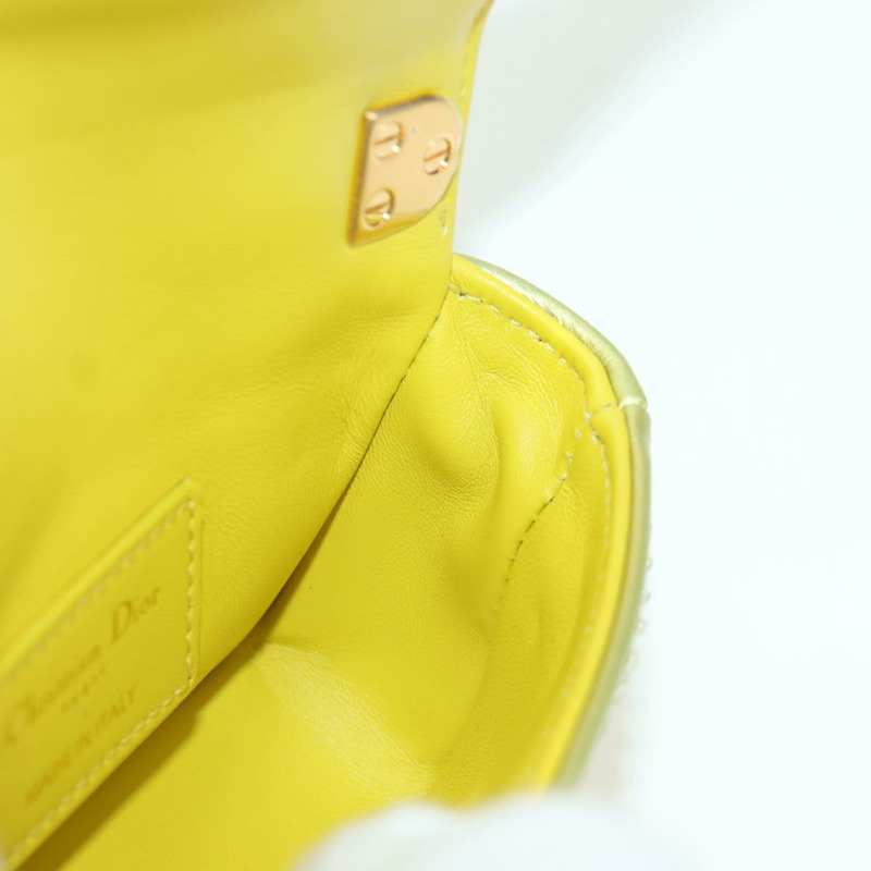 【日本直送】Christian Dior Canage 鏈條 Dior Caro 手袋串珠黃金正品 BSZ692SAM-20