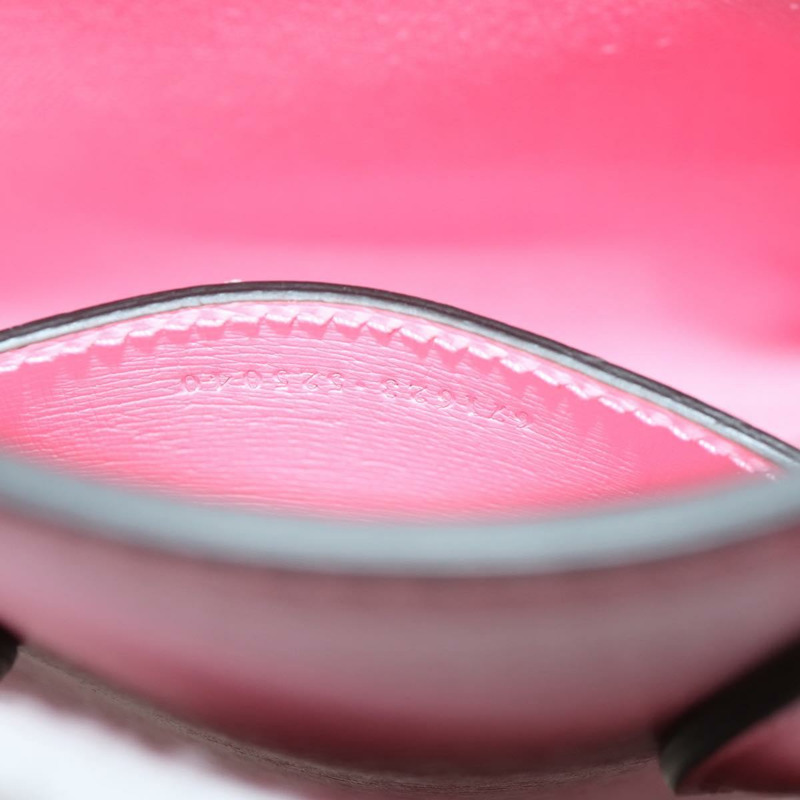 【日本直送】GUCCI Bananya 迷你手提包皮革 2way 玫瑰金 671623 正品 AMZ535M-10