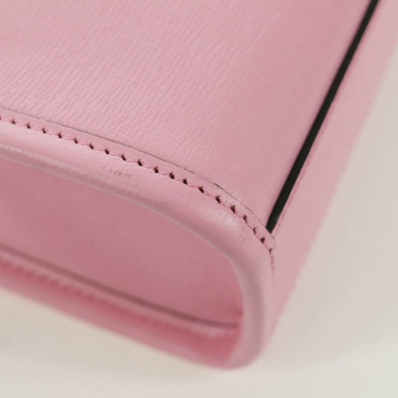 【日本直送】GUCCI Bananya 迷你手提包皮革 2way 玫瑰金 671623 正品 AMZ535M-17