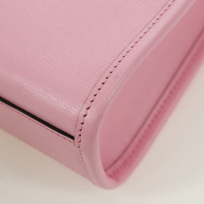 【日本直送】GUCCI Bananya 迷你手提包皮革 2way 玫瑰金 671623 正品 AMZ535M-18