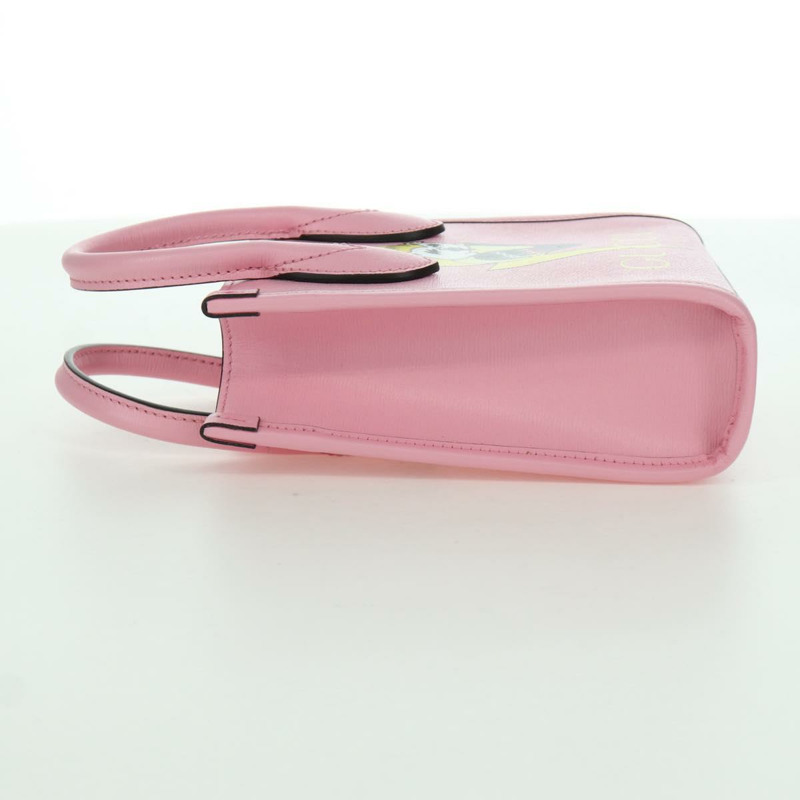 【日本直送】GUCCI Bananya 迷你手提包皮革 2way 玫瑰金 671623 正品 AMZ534M-2