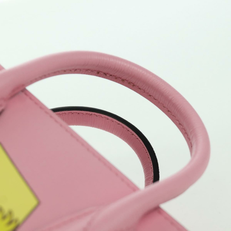 【日本直送】GUCCI Bananya 迷你手提包皮革 2way 玫瑰金 671623 正品 AMZ534M-7
