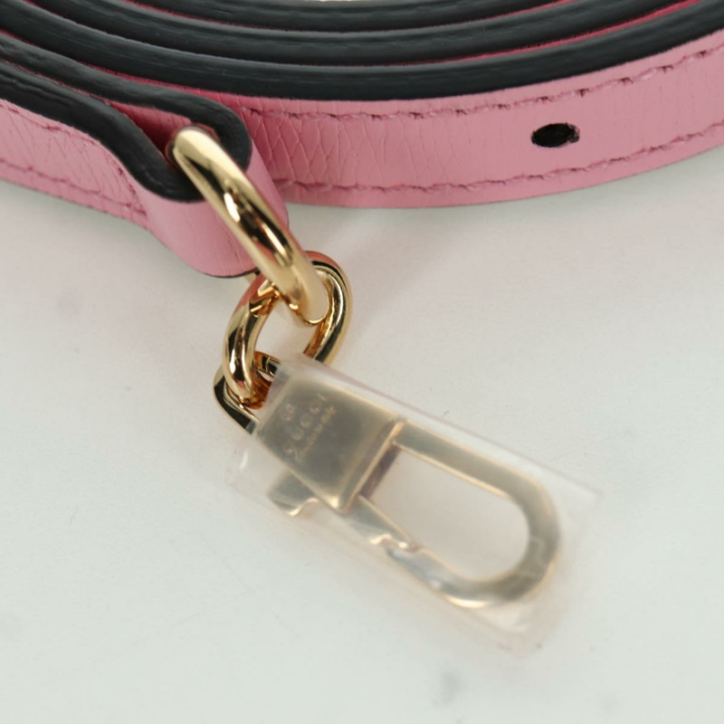 【日本直送】GUCCI Bananya 迷你手提包皮革 2way 玫瑰金 671623 正品 AMZ534M-23