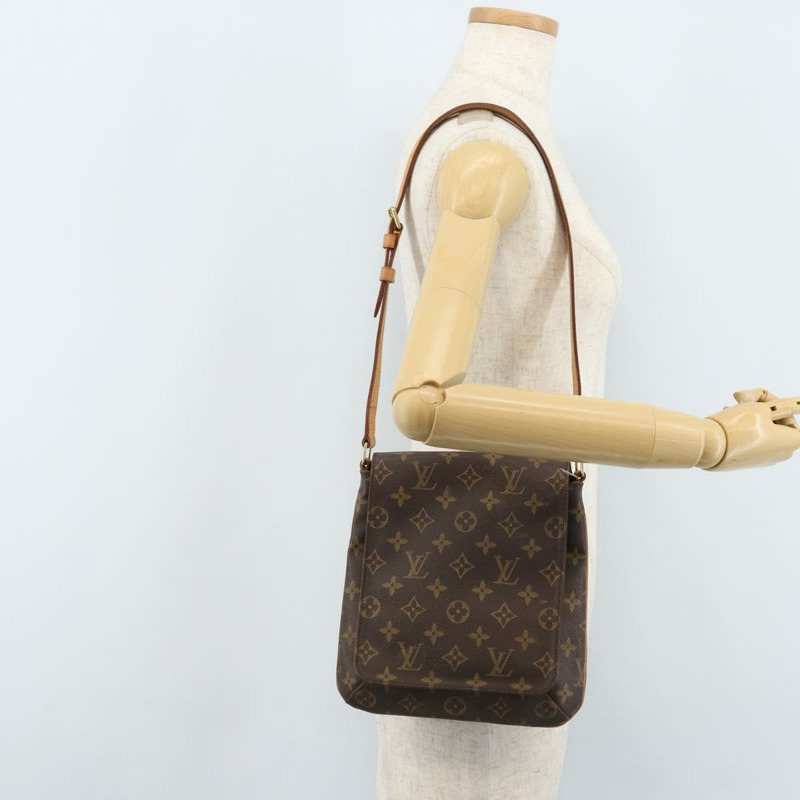 【日本直送】路易威登 Monogram Musette Salsa 短單背包 M51258 LV Auth YKZ266A-21