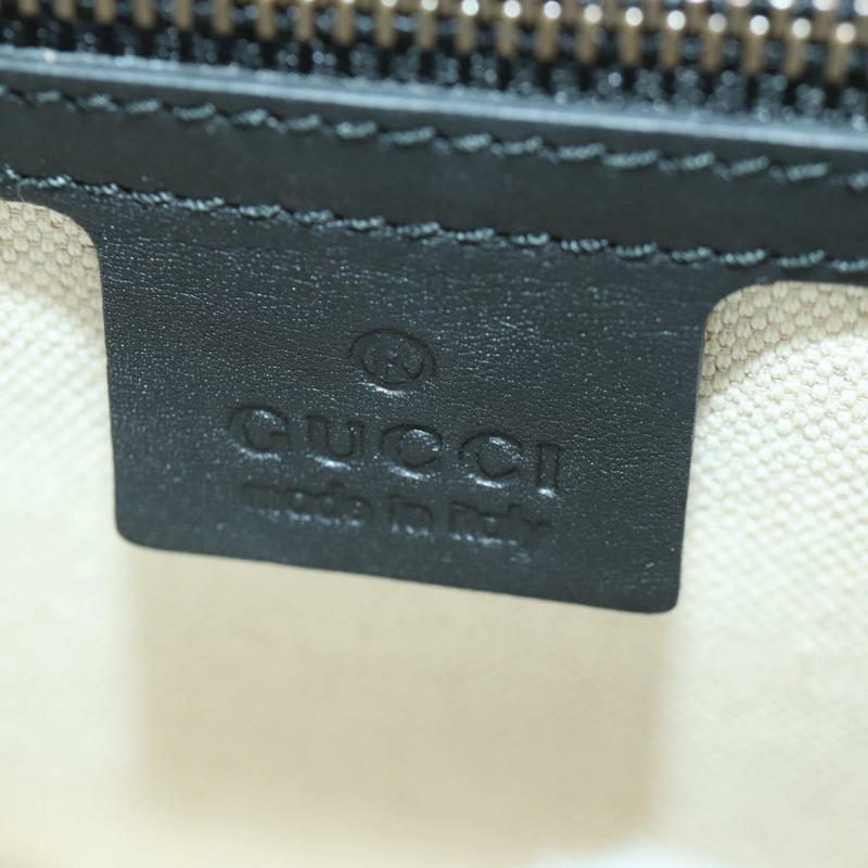 【日本直送】GUCCI 鏈條編織雪莉線單肩包，黑色金色皮革，貨號 432280，正品 YKZ566M-18