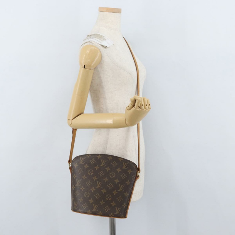 【日本直送】路易威登 Monogram Drouot 單肩包 M51290 LV Auth ka3318-20