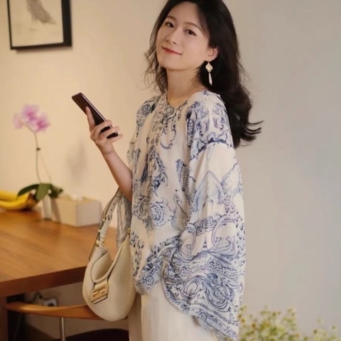 FENDI Croissant秀款編織牛角包新月包 奶油白色 牛皮 29*3*22 95新 配件塵袋