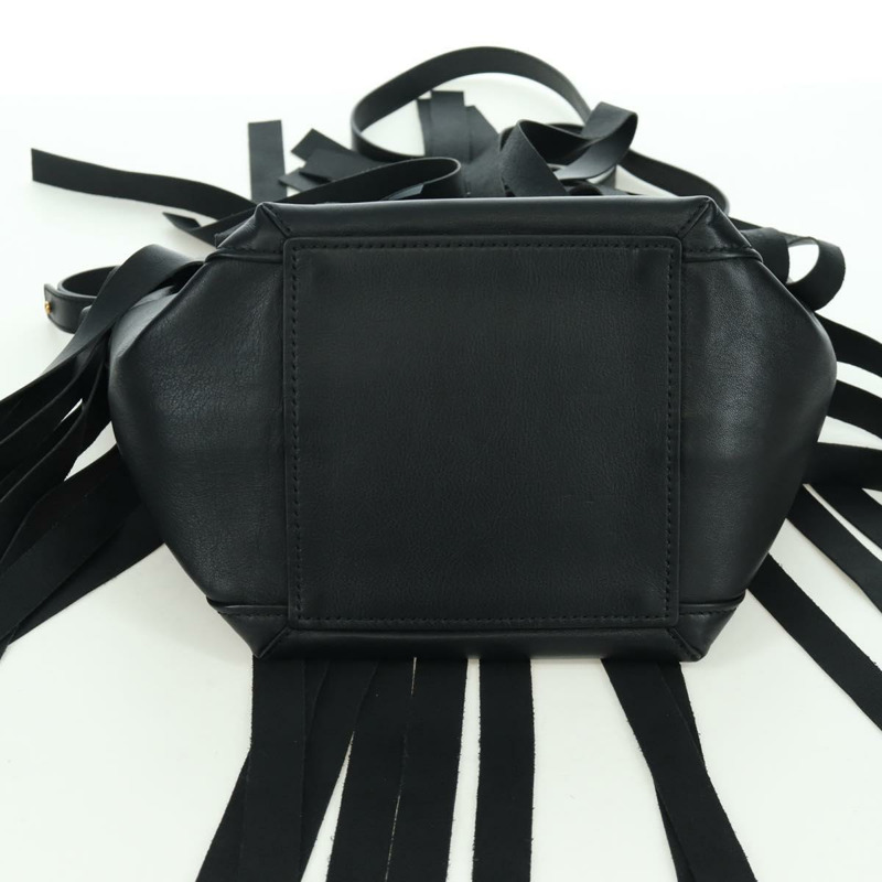 【日本直送】BALENCIAGA Laundry Cabas 手提包 皮革 2way 黑色 金色 517842 正品 SW2252SM-4