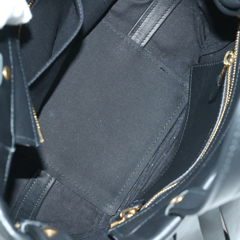 【日本直送】BALENCIAGA Laundry Cabas 手提包 皮革 2way 黑色 金色 517842 正品 SW2252SM-9