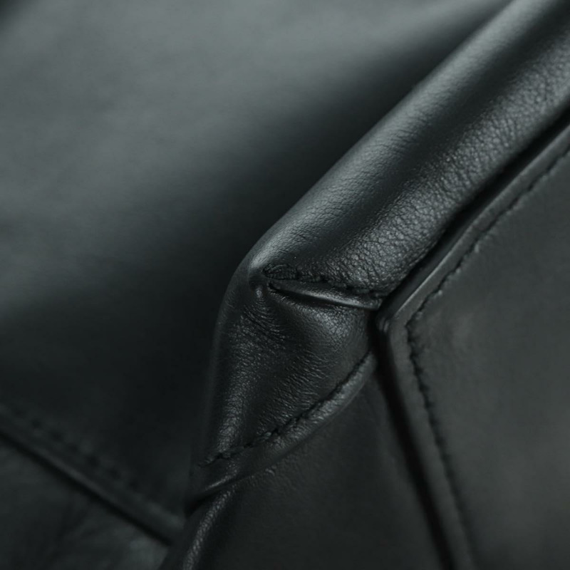 【日本直送】BALENCIAGA Laundry Cabas 手提包 皮革 2way 黑色 金色 517842 正品 SW2252SM-16