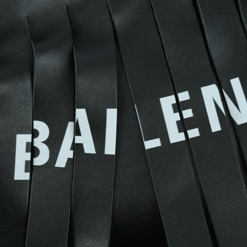 【日本直送】BALENCIAGA Laundry Cabas 手提包 皮革 2way 黑色 金色 517842 正品 SW2252SM-22