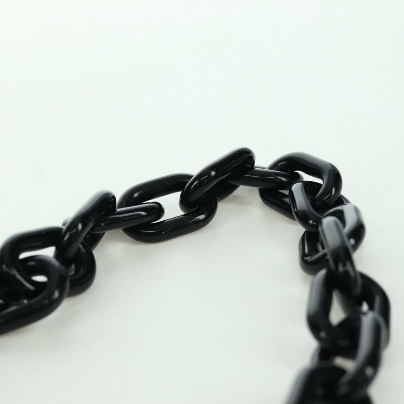 【日本直送】PRADA 塑膠鏈條單肩包 皮革 黑色 正品 SW2251V-7