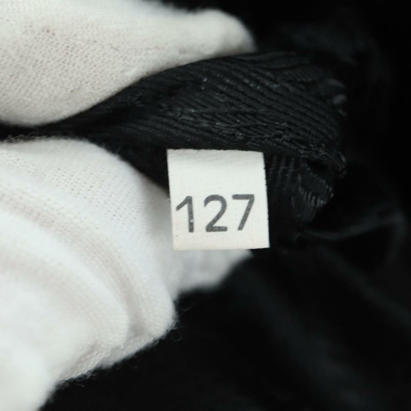 【日本直送】PRADA 塑膠鏈條單肩包 皮革 黑色 正品 SW2251V-11