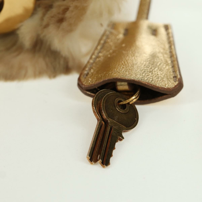 【日本直送】PRADA 米色金色毛皮單肩包 正品 BAZ731SM-20