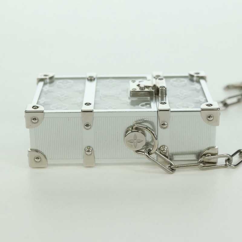 【日本直送】路易威登 Trunk Box 金屬銀色手拿包 M00752 LV Auth BAZ882SAM-3