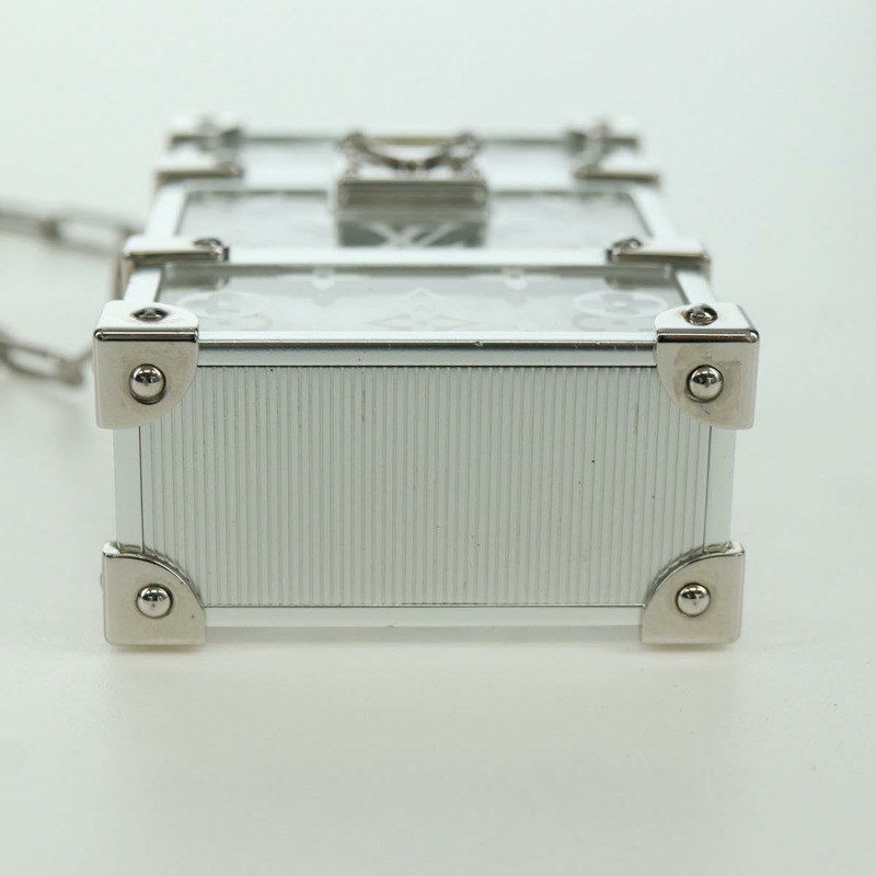 【日本直送】路易威登 Trunk Box 金屬銀色手拿包 M00752 LV Auth BAZ882SAM-4