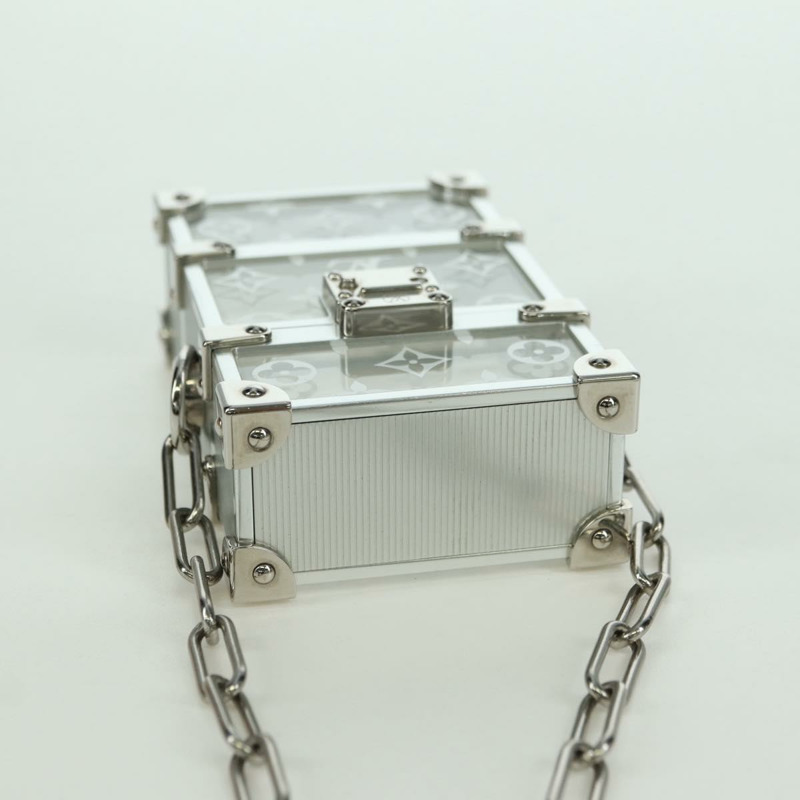 【日本直送】路易威登 Trunk Box 金屬銀色手拿包 M00752 LV Auth BAZ882SAM-5