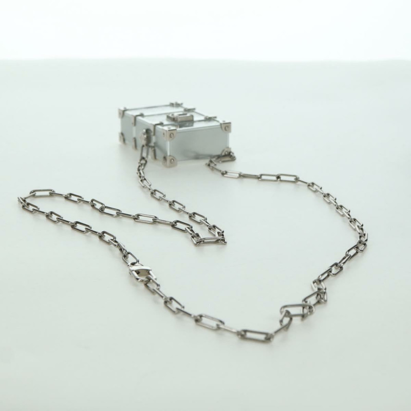 【日本直送】路易威登 Trunk Box 金屬銀色手拿包 M00752 LV Auth BAZ882SAM-6