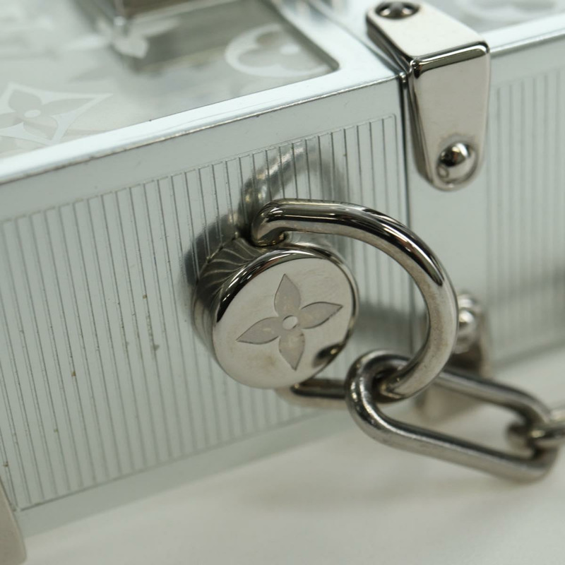 【日本直送】路易威登 Trunk Box 金屬銀色手拿包 M00752 LV Auth BAZ882SAM-18