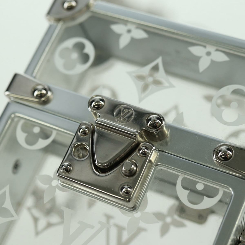 【日本直送】路易威登 Trunk Box 金屬銀色手拿包 M00752 LV Auth BAZ882SAM-19