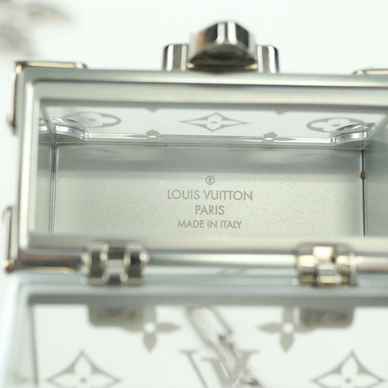 【日本直送】路易威登 Trunk Box 金屬銀色手拿包 M00752 LV Auth BAZ882SAM-20