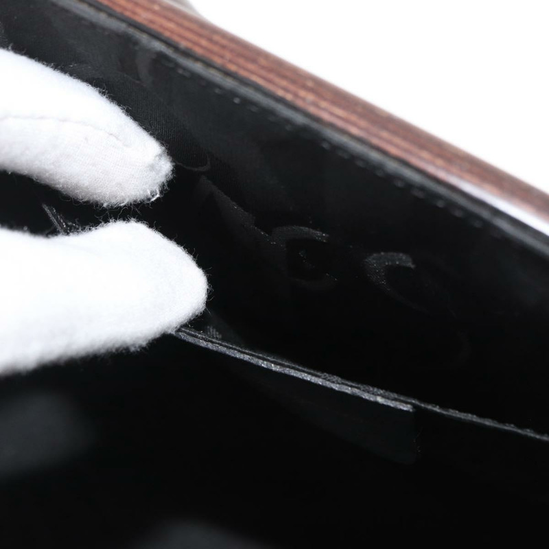 【日本直送】Salvatore Ferragamo Gancini 手提包，木棕色金色，正品 BAZ667V-21