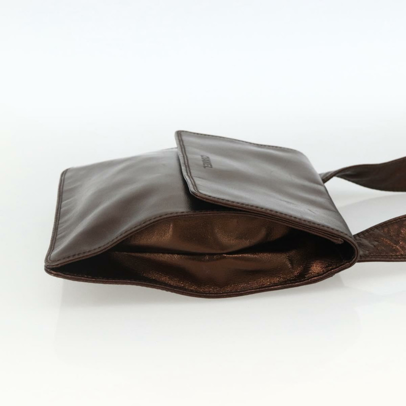 【日本直送】香奈兒棕色皮革單背包 CC Auth BA11861A-3