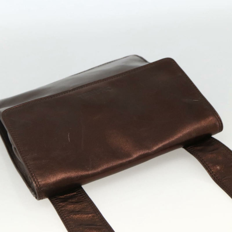 【日本直送】香奈兒棕色皮革單背包 CC Auth BA11861A-5