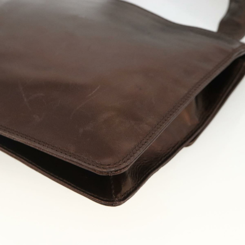 【日本直送】香奈兒棕色皮革單背包 CC Auth BA11861A-14