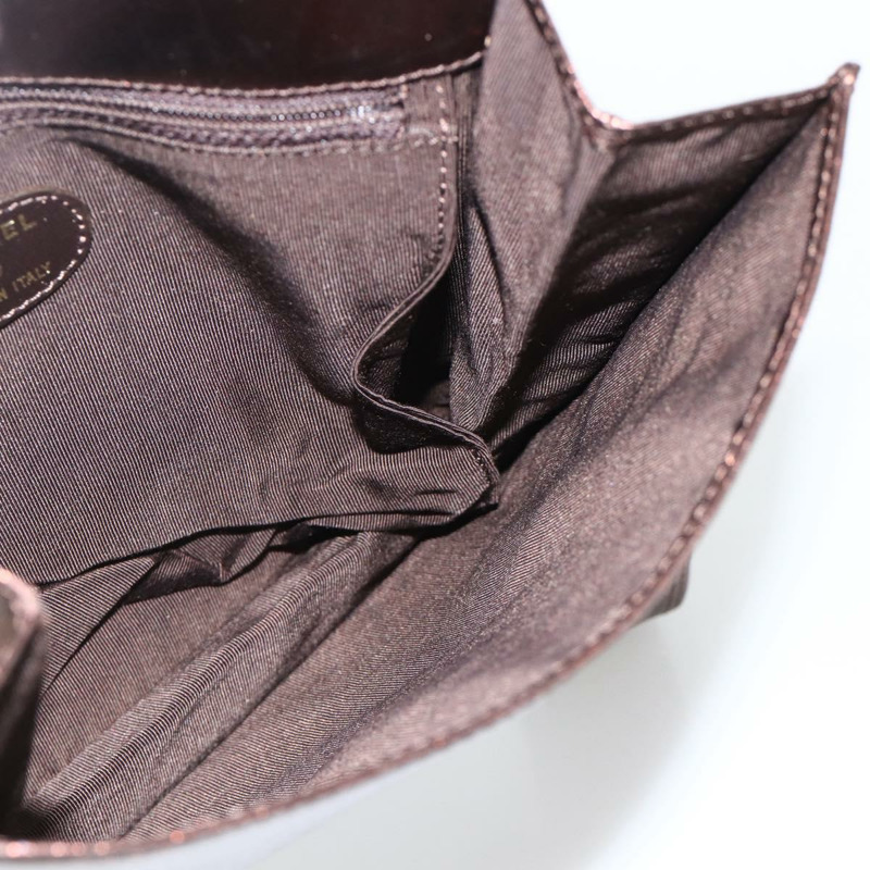 【日本直送】香奈兒棕色皮革單背包 CC Auth BA11861A-18