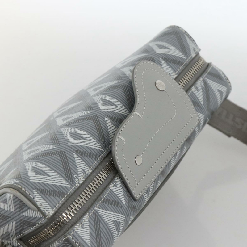 【日本直送】Christian Dior Rango 22 肩背包 PVC帆布 灰色 銀色 正品 174428SAM-5