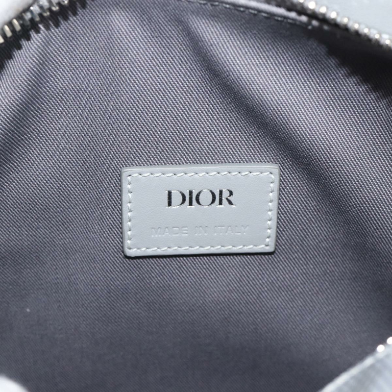 【日本直送】Christian Dior Rango 22 肩背包 PVC帆布 灰色 銀色 正品 174428SAM-18