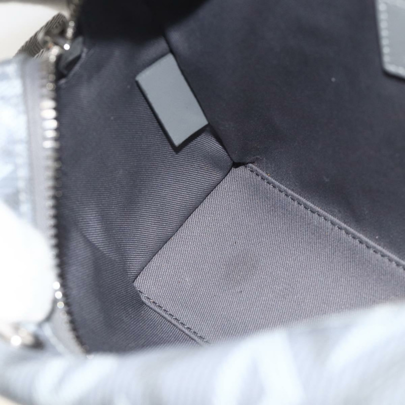 【日本直送】Christian Dior Rango 22 肩背包 PVC帆布 灰色 銀色 正品 174428SAM-20